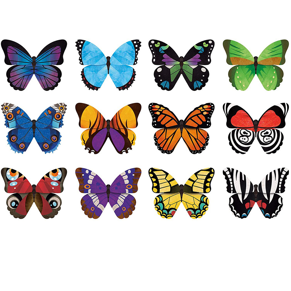 Mudpuppy Memory Match Shaped – Butterflies