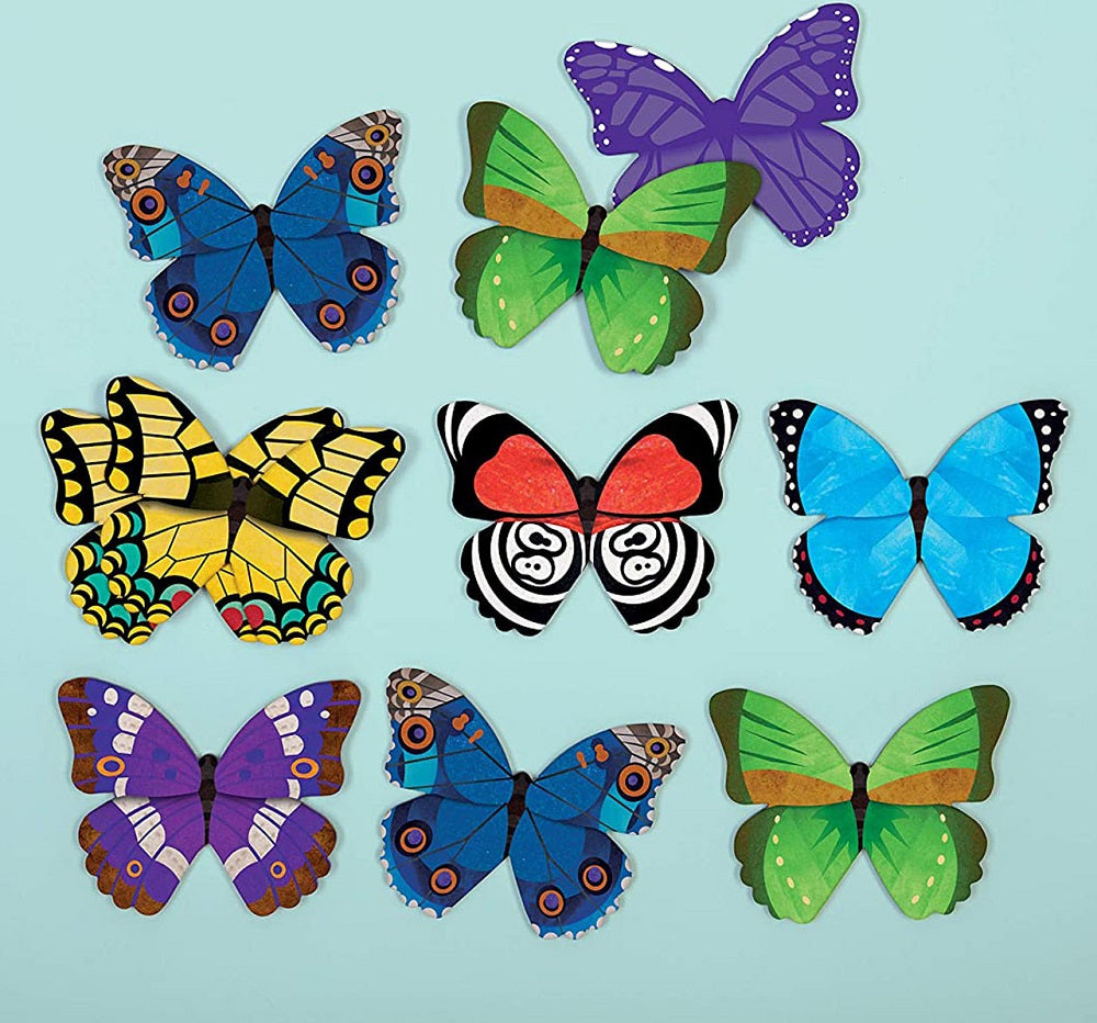 Mudpuppy Memory Match Shaped – Butterflies