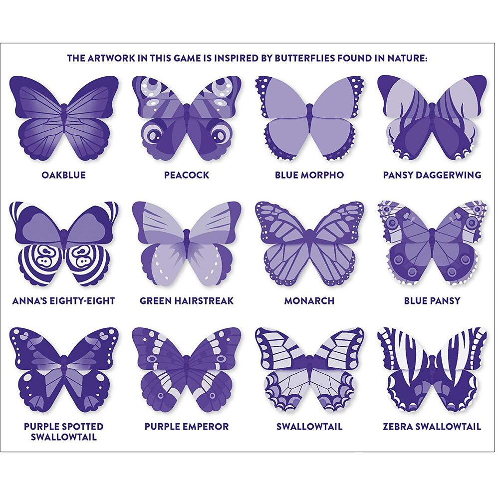 Mudpuppy Memory Match Shaped – Butterflies