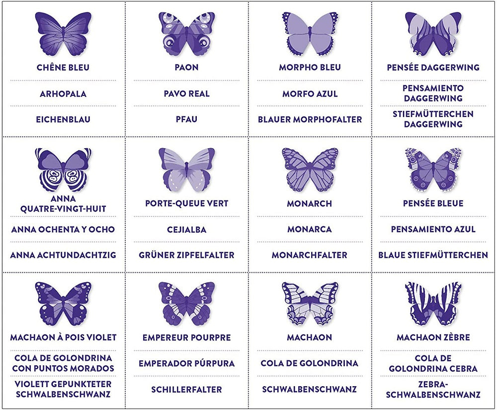 Mudpuppy Memory Match Shaped – Butterflies