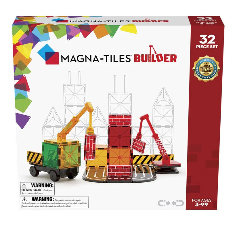 Magna-Tiles - Builder - 32 Piece Set