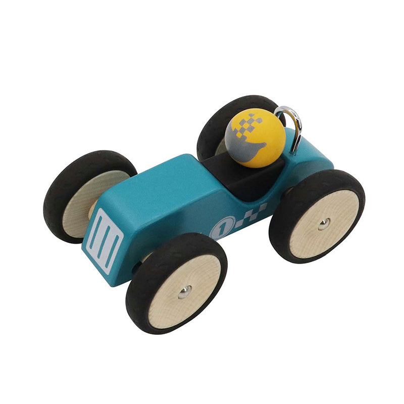 Retro Racing Car - Blue