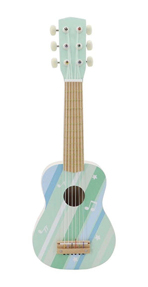 Six String Wooden Guitar -Aqua