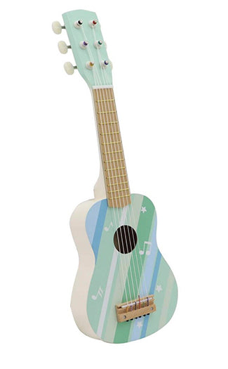 Six String Wooden Guitar -Aqua