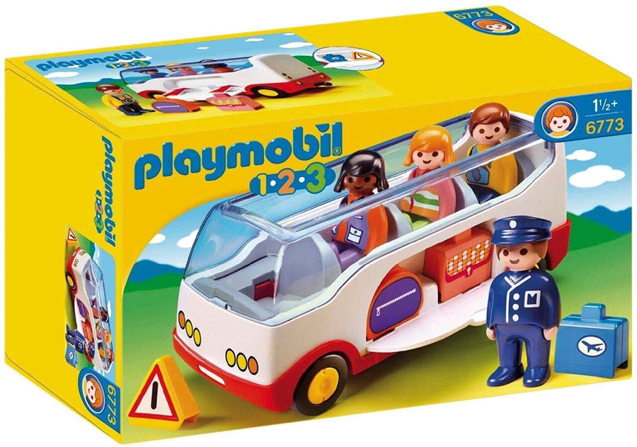 Playmobil 1.2.3 Airport Shuttle Bus