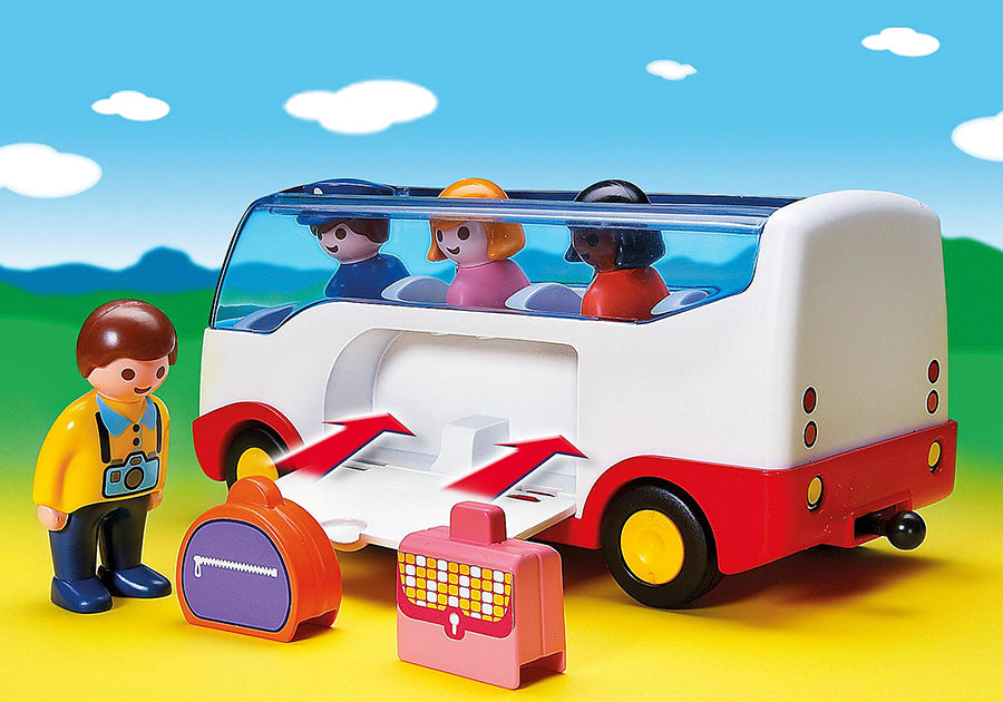 Playmobil 1.2.3 Airport Shuttle Bus