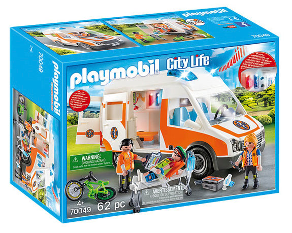 Playmobil Ambulance With Flashing Lights