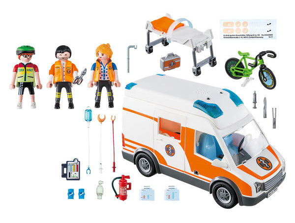 Playmobil Ambulance With Flashing Lights