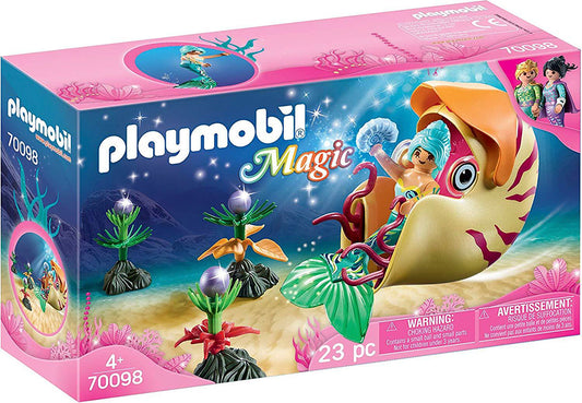 Playmobil  Mermaid With Sea Snail Gondola