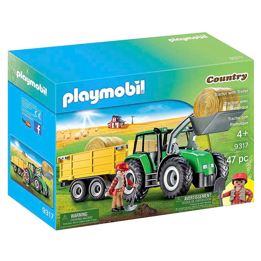 Playmobil Country - Tractor With Trailer (PMB9317)