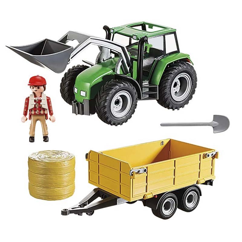 Playmobil Country - Tractor With Trailer (PMB9317)