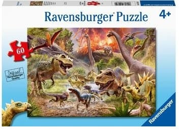 Ravensburger Dinosaur Dash Puzzle 60 pc