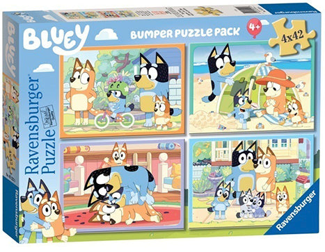 Ravensburger - Bluey Gotta Be Done! Puzzle 4x42 Pieces