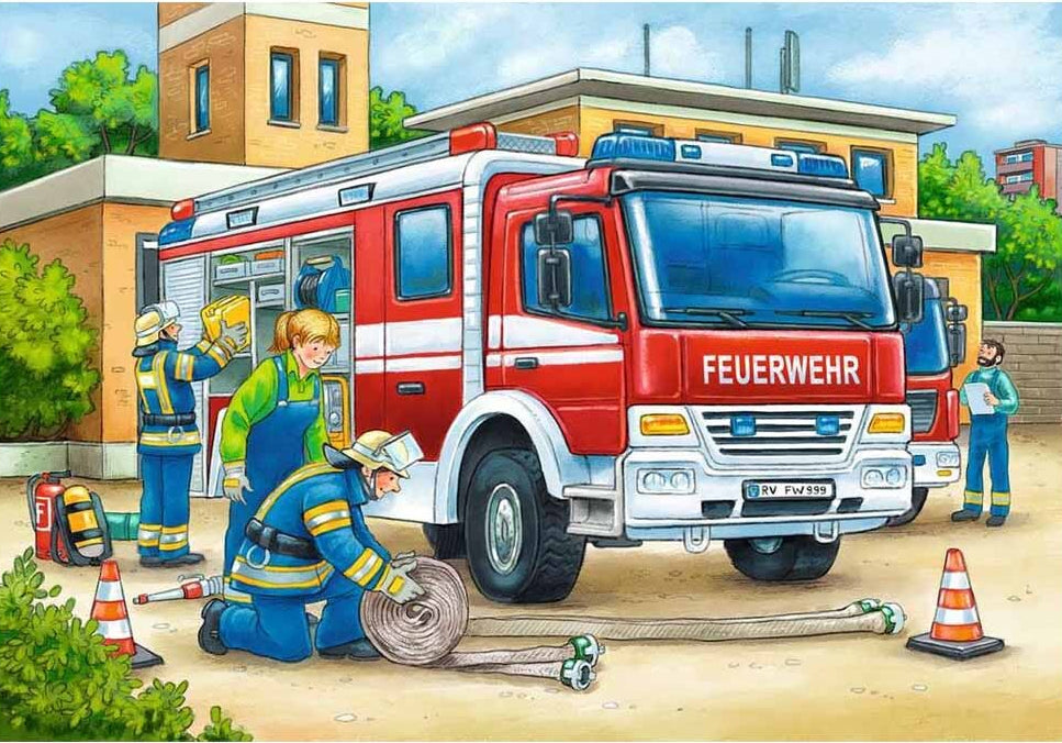 Ravensburger Puzzle Police & Firefighters 2x12pc