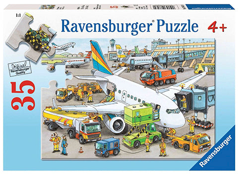 Ravensburger - Busy Airport Puzzle 35 Pieces