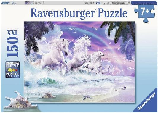Ravensburger- Unicorns on the beach Puzzle 150pc