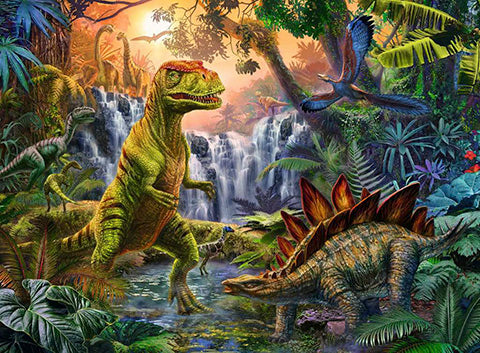 Ravensburger Dinosaur Oasis Puzzle 100Pc