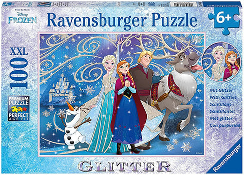 Ravensburger Frozen Glittery Snow Puzzle- 100Pc