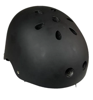 Black Skateboarding Helmet -Regent-Multi Sport