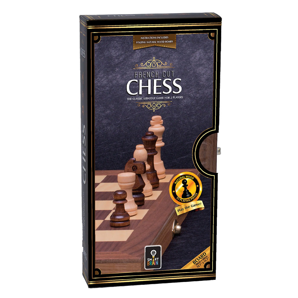 Wooden Chess Set 40cm French Cut