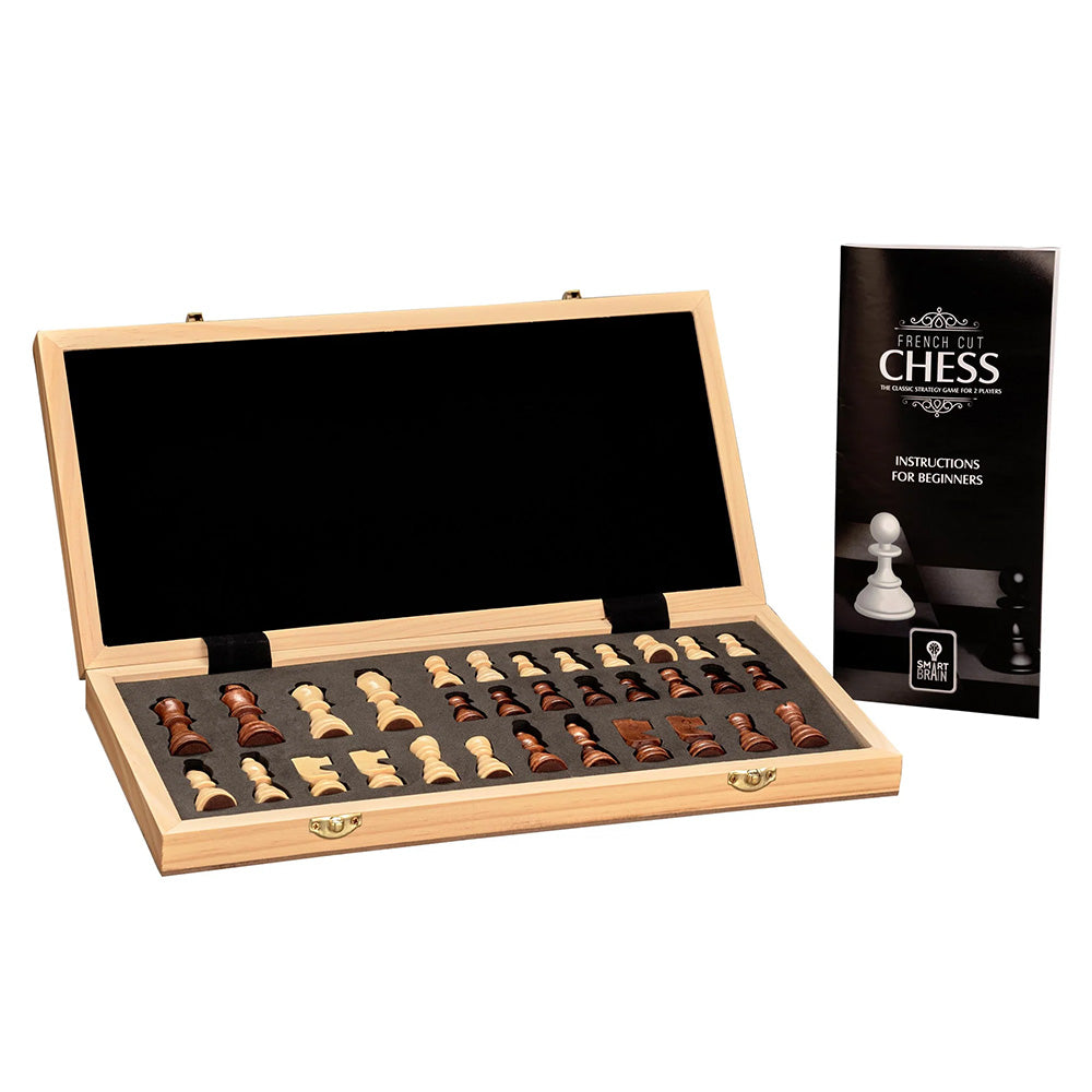 Wooden Chess Set 40cm French Cut