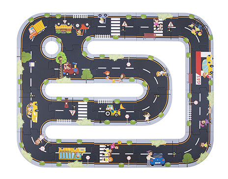 City Road Puzzle Playmat