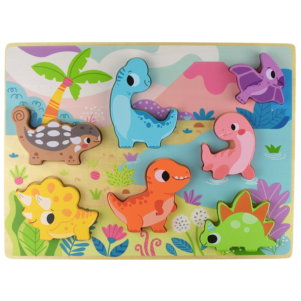 Chunky Puzzle Dinosaur -8 Pc