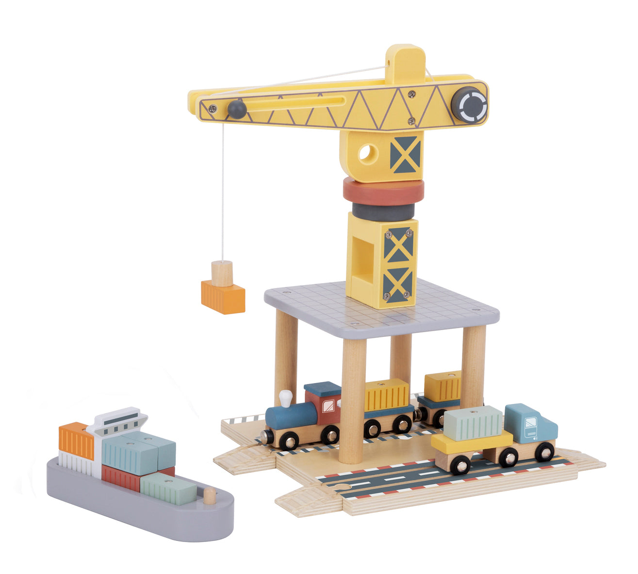 Port Crane Cargo Set