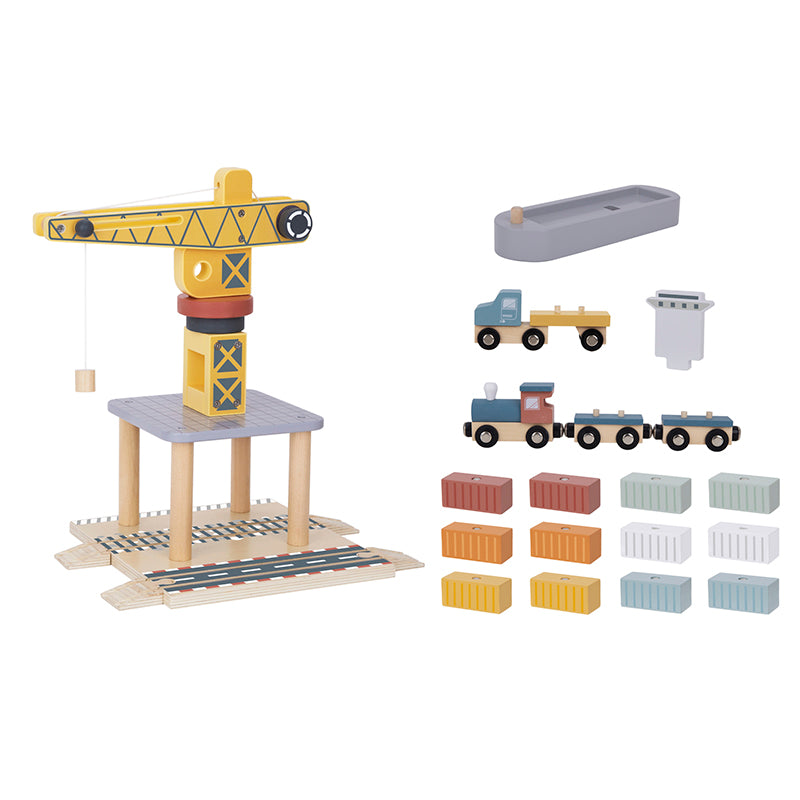 Port Crane Cargo Set