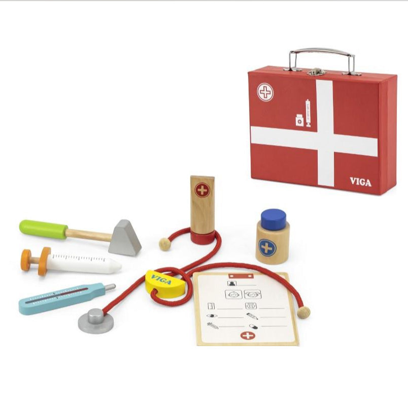 Doctor's Medical Kit With Case - Viga