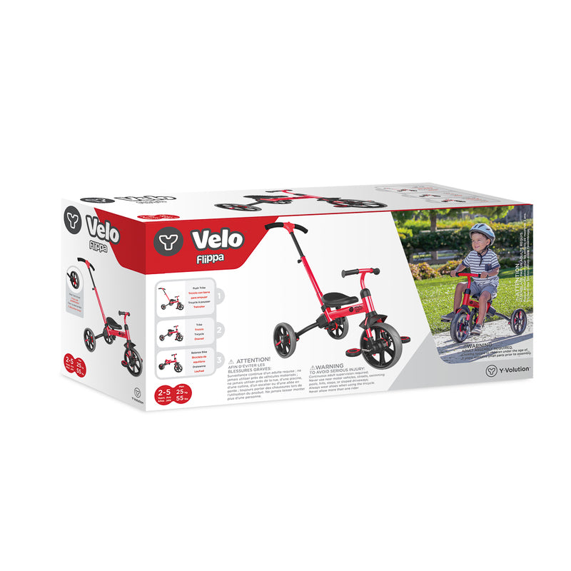 YVelo Flippa Trike 4 in 1 (Red)