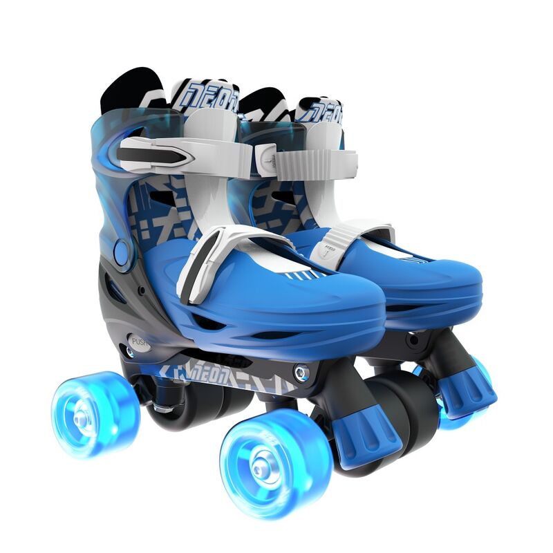 Neon Combo Skates Blue -Shoe Size 3-6