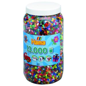 Hama Beads 13,000 Tub of All Colours