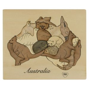 Australia Animal Puzzle - Wooden