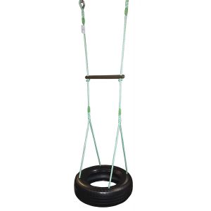 Horizontal Tyre With Trapeze Swing