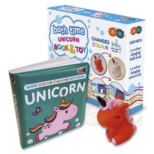 Bath Book & Unicorn - Colour Changing - Buddy & Barney
