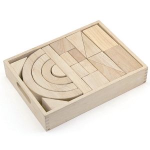 Wooden Blocks in Tray (42pc)