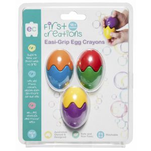 Easi-Grip Egg Crayons Set of 3