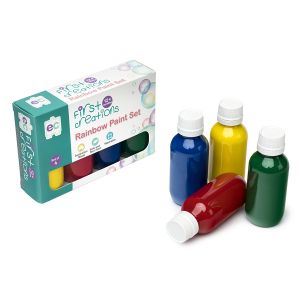 First Creations Rainbow Paint Set of 4