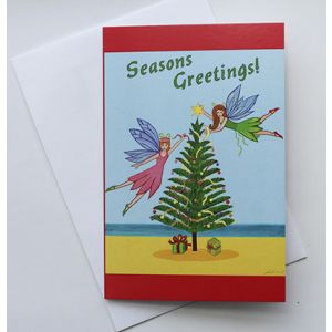 Fairies and Tree Christmas Card