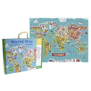 World Map Jigsaw Puzzle 500Pc