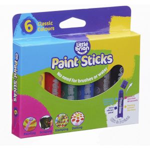 Little Brian Paint Sticks 6 Pack