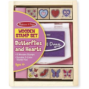 M&D Butterfly & Hearts Stamp Set