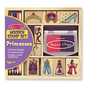 M&D Wooden Princess Stamp Set