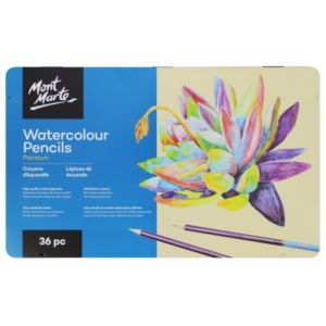Mm Watercolour Pencils Tin 36pc