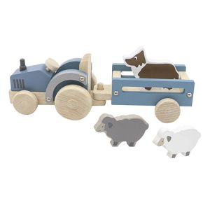 Wooden Tractor With Sheep Dog