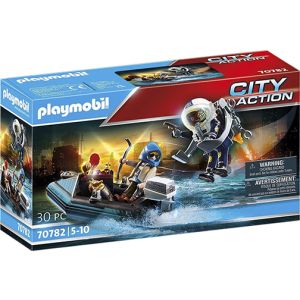 Playmobil - Police Jetpack With Boat 