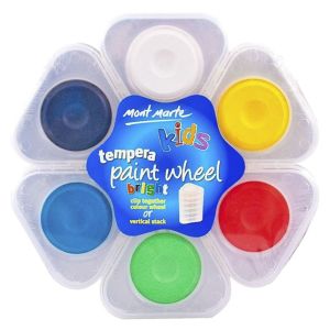 Tempera Paint Wheel 6pc set