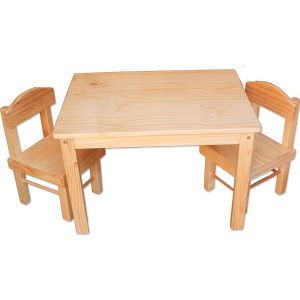 Rectangular Wooden Table and 2 Chairs (Store Pick Up Only!)