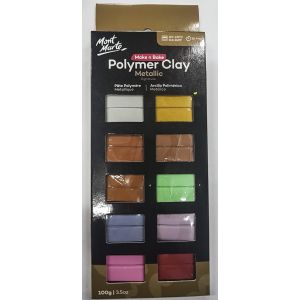 Make N Bake Metallic Polymer Clay 100g